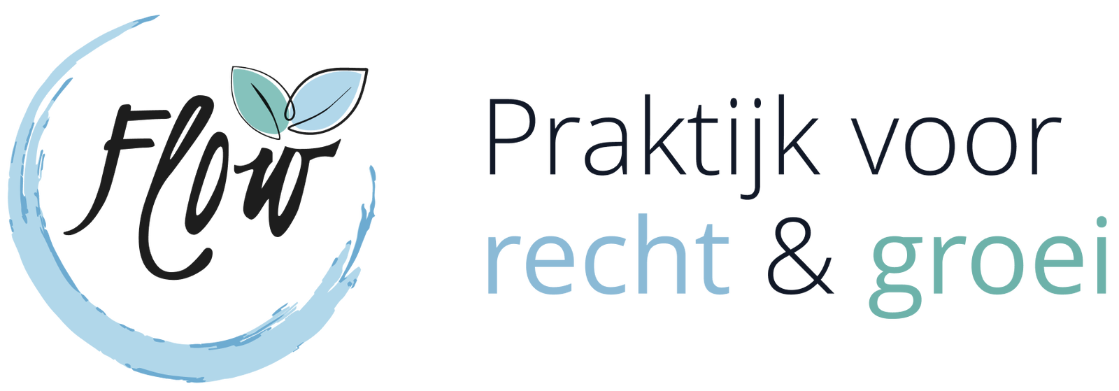 Logo Flow, praktijk voor recht en groei